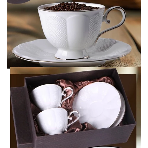 Dubai porceláncsésze+alj, 220ml, 2 személyes, dobozban, V.B.23681