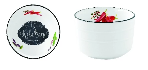 Porcelántálka 9cm, Kitchen Basics, R2S.1615KIBK