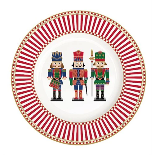 Porcelán desszerttányér 19cm, Nutcracker, R2S.944NUTC
