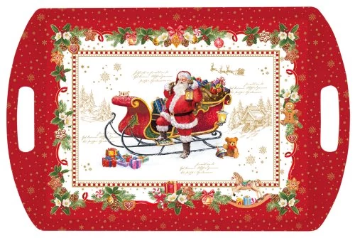 Műanyag tálca 52x35cm, Christmas Memories, R2S.A28100CHME