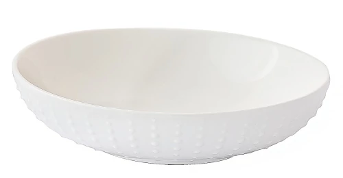 Porcelán mélytányér 20cm,Drops White , R2S.2761DROW