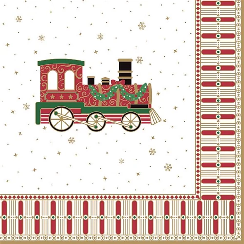 Papírszalvéta 33x33cm, 20db-os, Polar Express, R2S.414EXPR