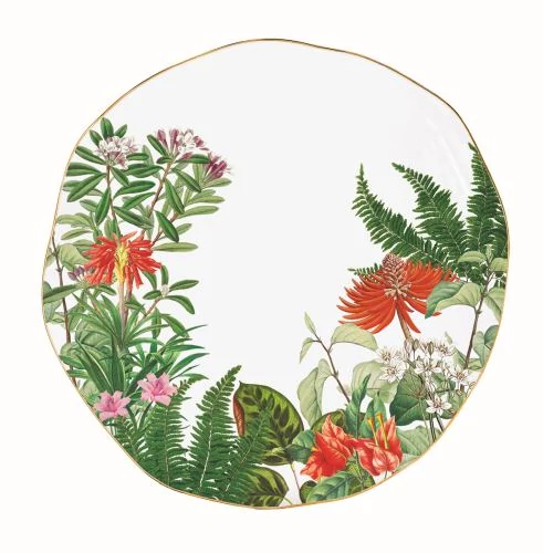 Porcelán lapostányér 26cm, Exotica, R2S.1583EXCA