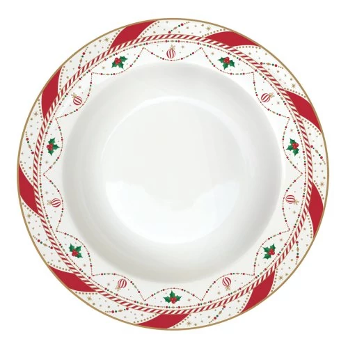 Porcelán mélytányér 21,5cm, Nutcracker Twist, R2S.943NTWI