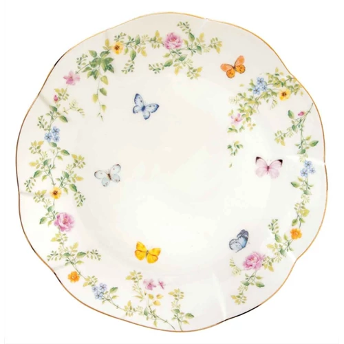 Porcelán lapostányér 27cm,Dancing Butterflies, R2S.3120DANB
