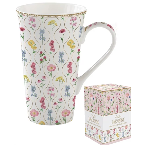 Porcelánbögre 600ml, dobozban, Meadow Flowers, Atmosphere, R2S.1462MFLO