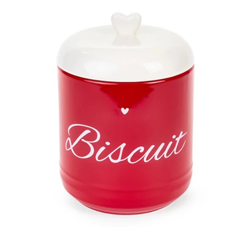 Kerámia konyhai tárolóedény 14x14x19,3cm, 1300ml, Biscuit, N.S.CLC250913