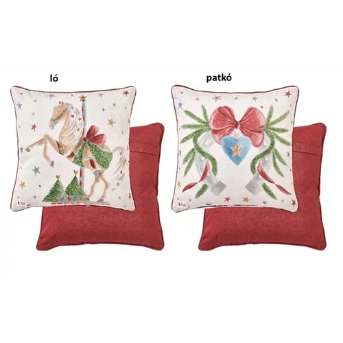 Párna töltelékkel 40x40cm, pamut, Giostra, ló, N.S.HTH251611A