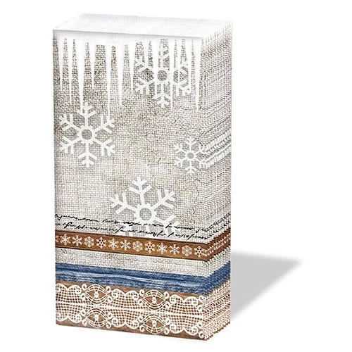 X-Mas Fabric papírzsebkendő 10db-os, AMB.32212245