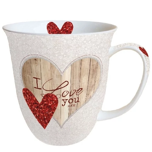 I Love You porcelánbögre 0,4l, AMB.18413855