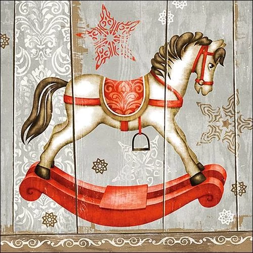 Rocking Horse papírszalvéta 33x33cm, 20db-os, AMB.33314735