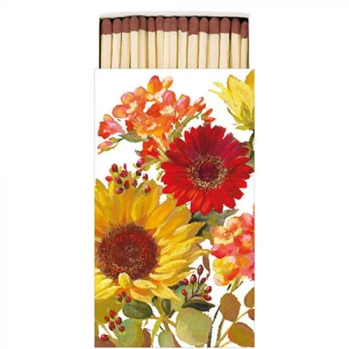 Sunny Flowers Cream gyufa 6,5x11cm, AMB.19515020