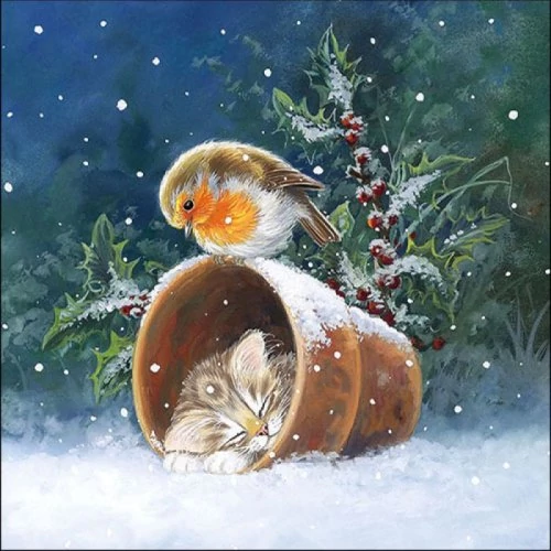 Good Night papírszalvéta 33x33cm, 20db-os, AMB.33315420