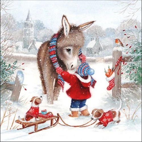 Keeping Warm papírszalvéta 33x33cm, 20db-os, AMB.33315585
