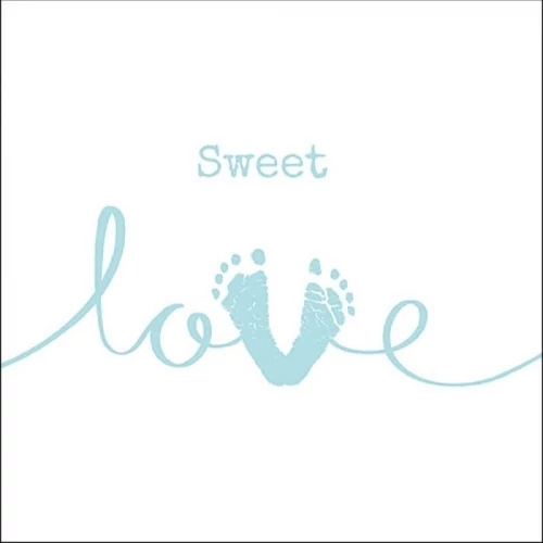 Sweet Love Boy papírszalvéta 33x33cm,20db-os, AMB.13316045
