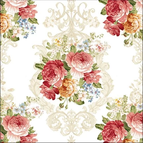 Sara Cream papírszalvéta 33x33cm,20db-os, AMB.13315900