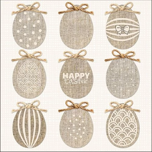 Natural Easter papírszalvéta 33x33cm, 20db-os, AMB.23316390