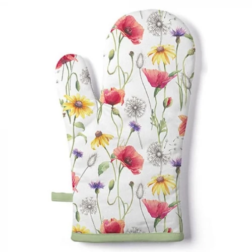 Poppy Meadow edényfogó kesztyű 18x30cm,100% pamut, AMB.16415890