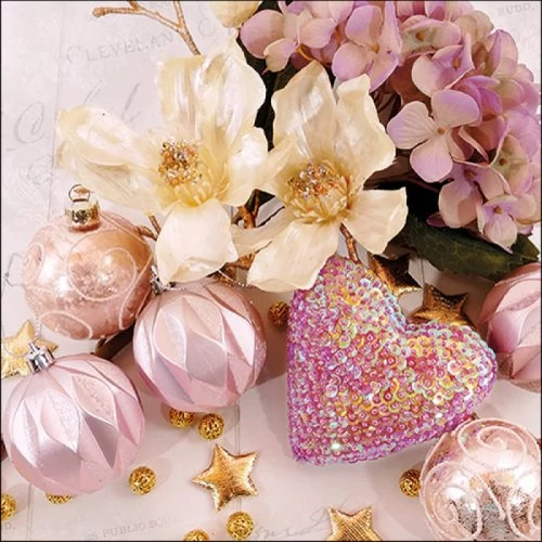 Sparkling Christmas papírszalvéta 33x33cm, 20db-os, AMB.33316560