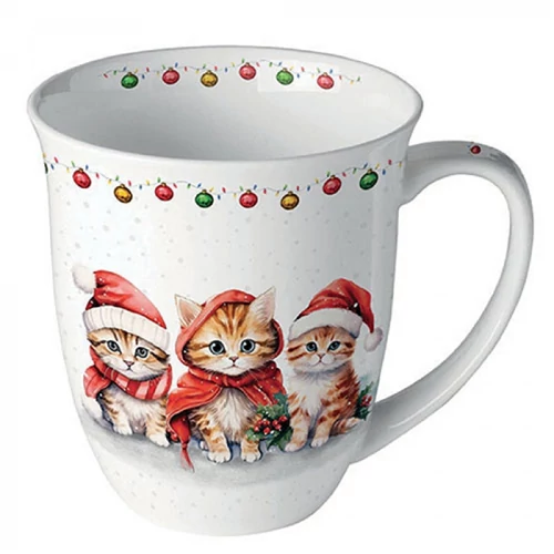 Funny cute kittens porcelánbögre 0,4l, AMB.38419105