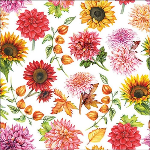 Autumn blooming papírszalvéta 33x33cm, 20db-os, AMB.13319770