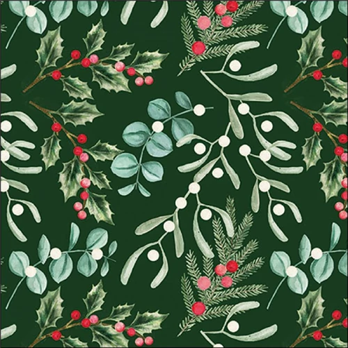 Foliagle scatter green papírszalvéta 33x33cm, 20db-os, AMB.33319940