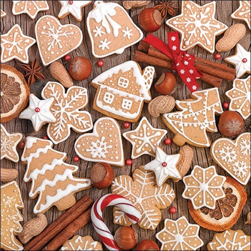 Flavoured cookies papírszalvéta 33x33cm, 20db-os, AMB.33319960