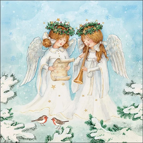 Angel musicians papírszalvéta 33x33cm, 20db-os, AMB.33319975