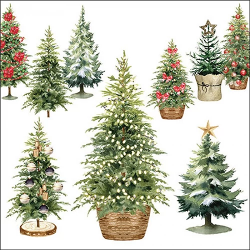 Tree collection papírszalvéta 33x33cm, 20db-os, AMB.33320140