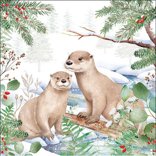 Otter papírszalvéta 33x33cm, 20db-os, AMB.33320270