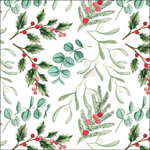 Foliagle scatter white papírszalvéta 33x33cm, 20db-os, AMB.33319942