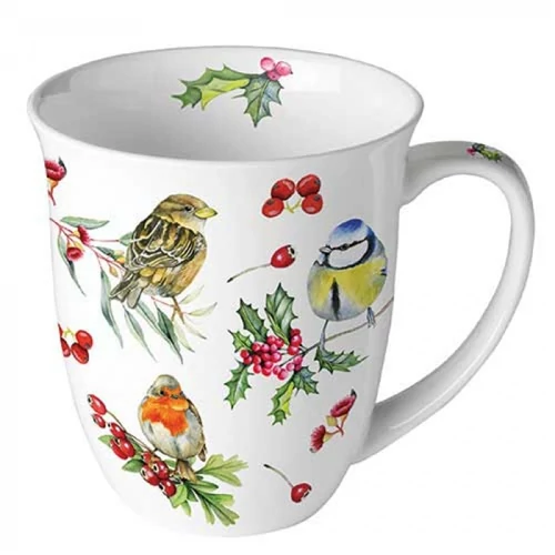 Birds in Winter porcelánbögre 0,4l, AMB.38419955