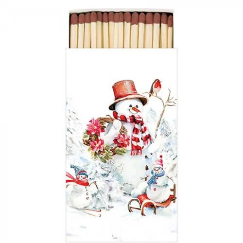 Sporty snowmen gyufa 6,5x11cm, AMB.39520095