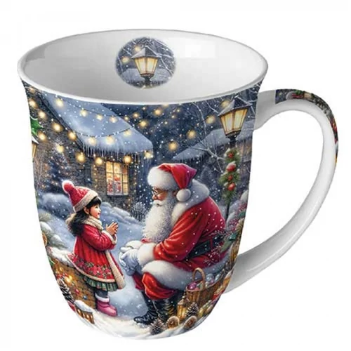 Talking to Santa porcelánbögre 0,4l, AMB.38420055