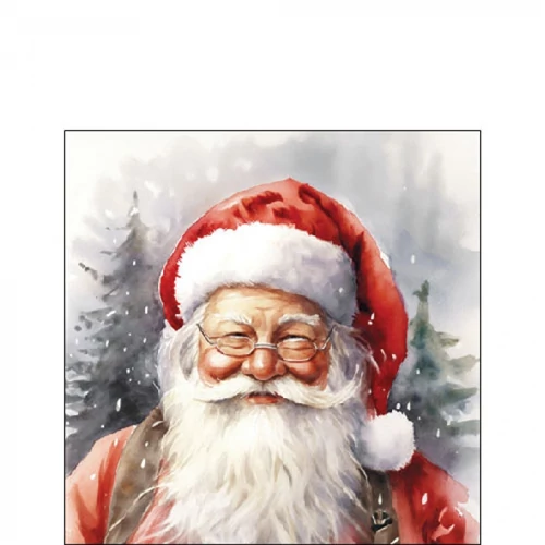 Happy Santa papírszalvéta 25x25cm, 20db-os, AMB.32519075