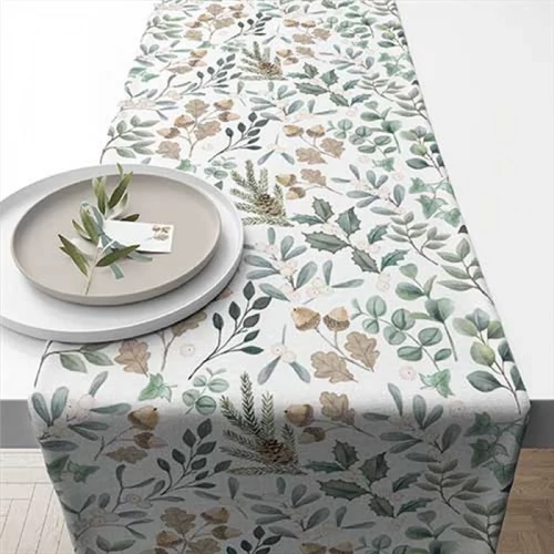Collection of leaves asztali futó 40x150cm, 100% pamut, AMB.36619040