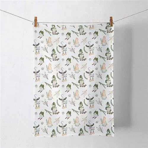 Forest gnomes white konyharuha 50x70cm, 100% pamut, AMB.37820190