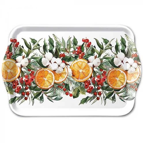 Winter Oranges műanyag kistálca 13x21cm, AMB.33719935