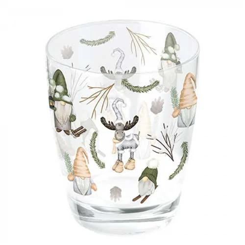 Forest gnomes white üvegpohár 0,25l, AMB.34320190