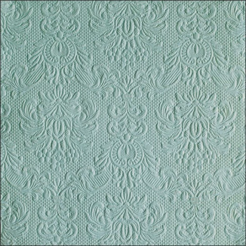 Elegance light sage  dombornyomott papírszalvéta 33x33cm,15db-os, AMB.13318067