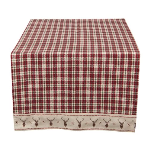 Asztali futó 50x140cm, pamut, Cosy Lodge, CLEEF.COL64