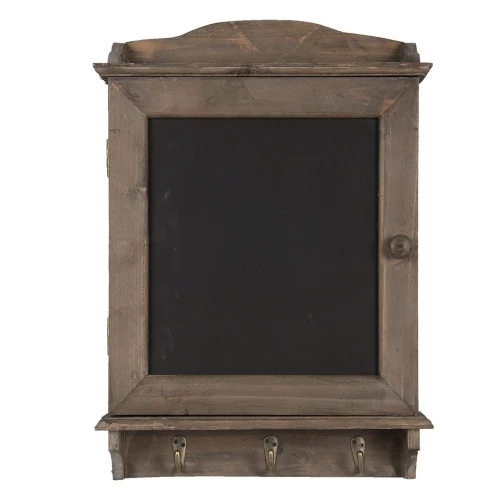 Fa kulcsosszekrény felírótáblás,fogassal 34x8x47cm, CLEEF.6H1950