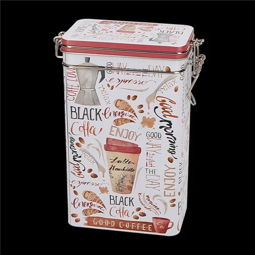 Fémdoboz 117x76x196mm, 500g, Good Coffee, T.B.GC209
