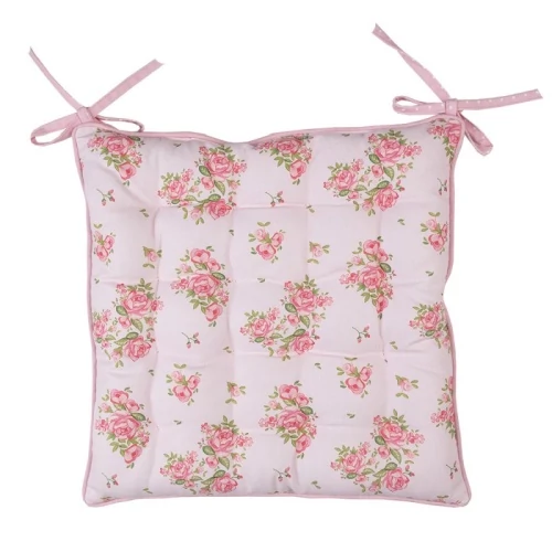 Székpárna 40x40cm, 100% pamut, Sweet Roses, CLEEF.SWR29