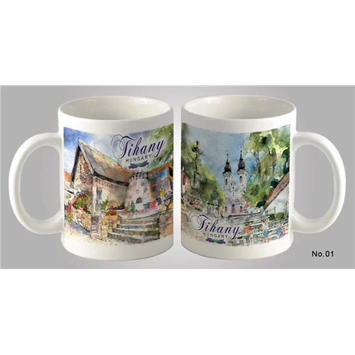 Porcelánbögre, Tihany, CZW.bög-TIH01