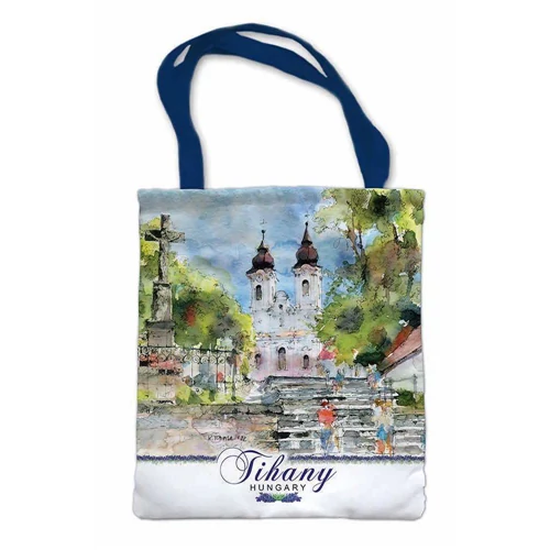 Táska ,polyester,30x32cm,Tihany, CZW.pestásk-TIH01